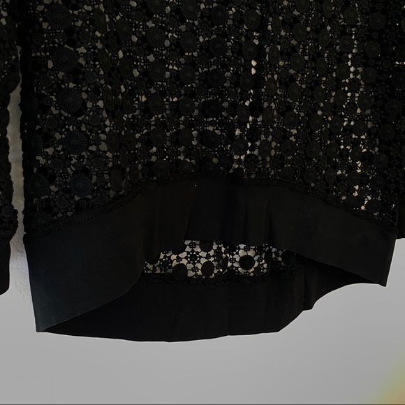 Pam & Gela Crochet Long Sleeve Top - Picture 2 of 7